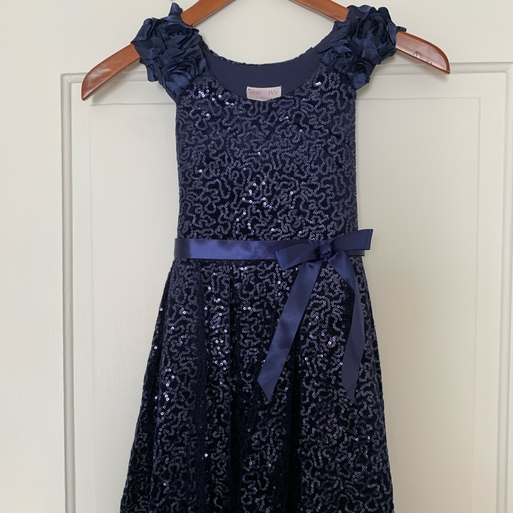 Blue sparkly dress